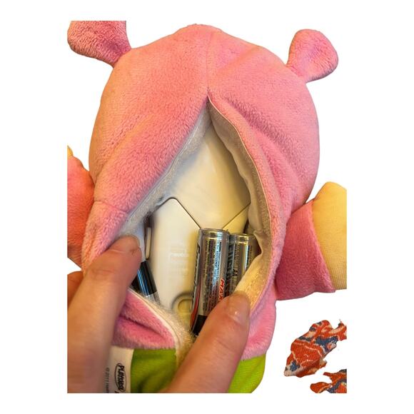 Playskool Lullaby Glow Worm Bug Musical Light Up Plush Pink Toy Hasbro 10" Works - Picture 5 of 5